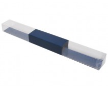 PVC L300xW30xH25mm blueberry blue with sleeve